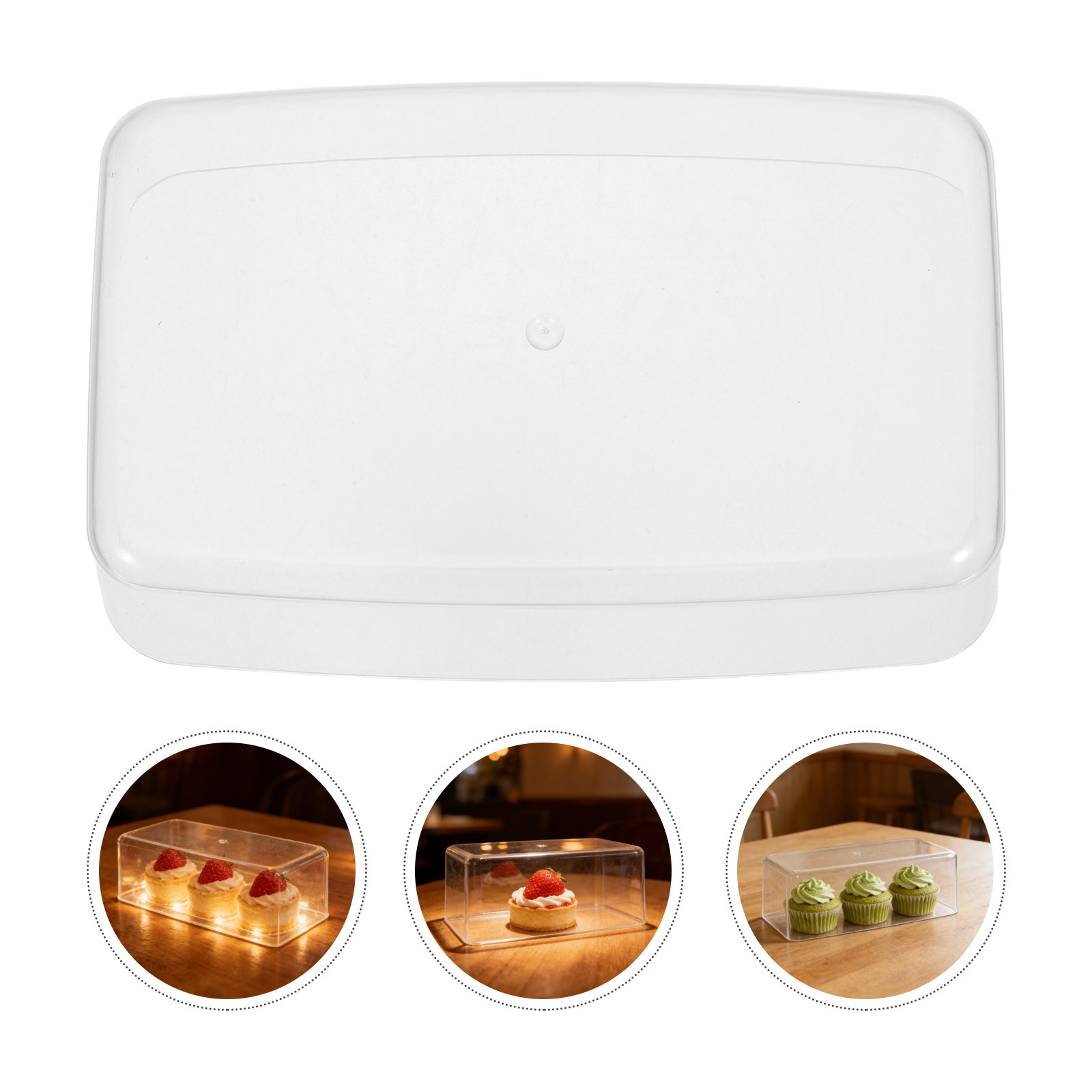 Plastic Dome Clear - Clear Plastic Rectangular Cake Dome Cover