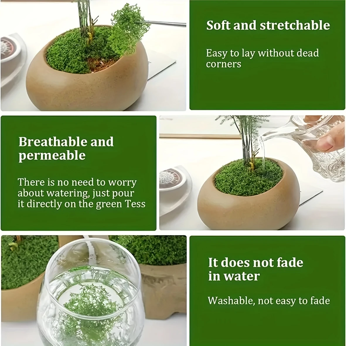 50g Fake Moss DIY Crafts Grass - огляд і ціна Sphagnum Moss Dry