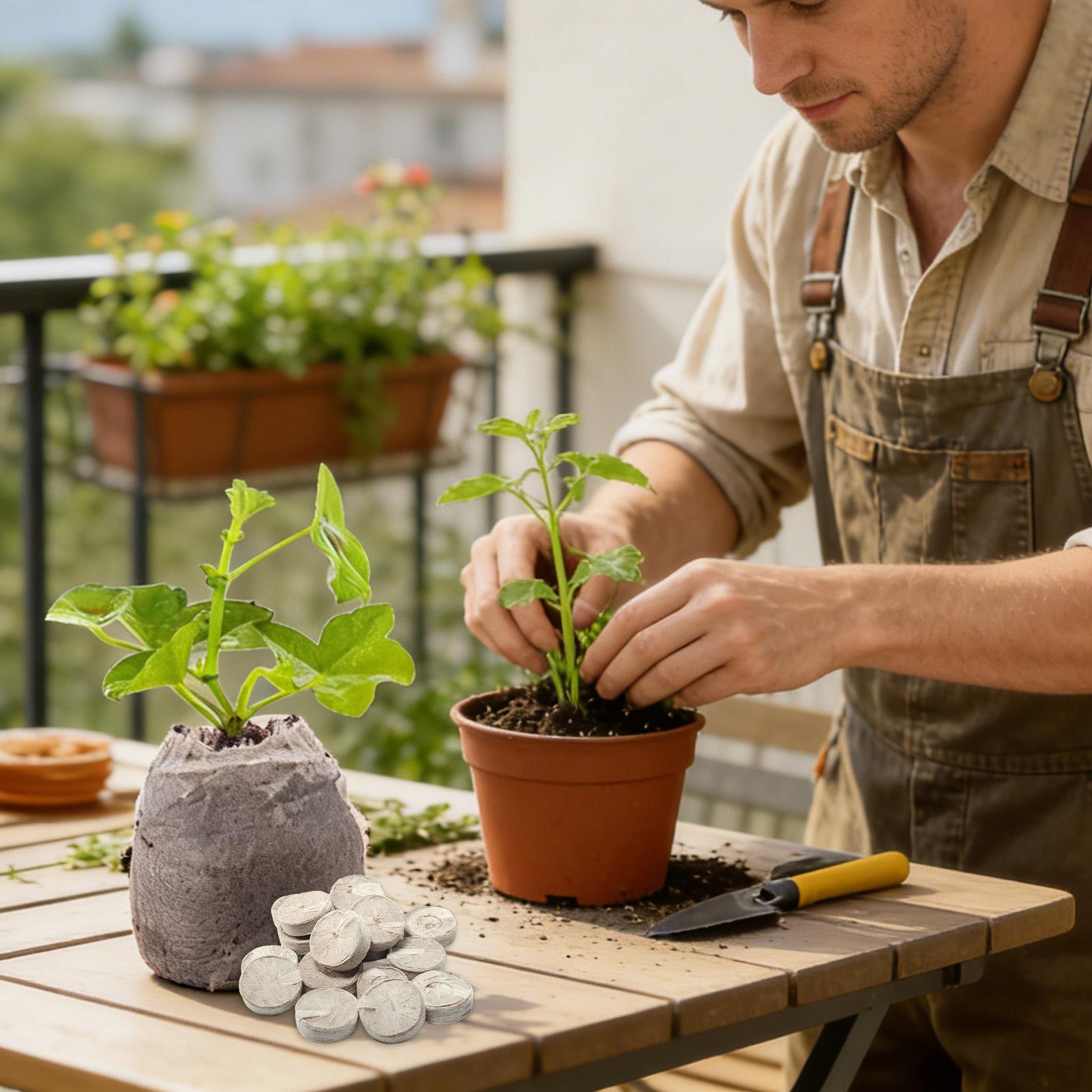 Peat Pellets 100 Piece Potting - огляд і ціна Peat Pellet Tray