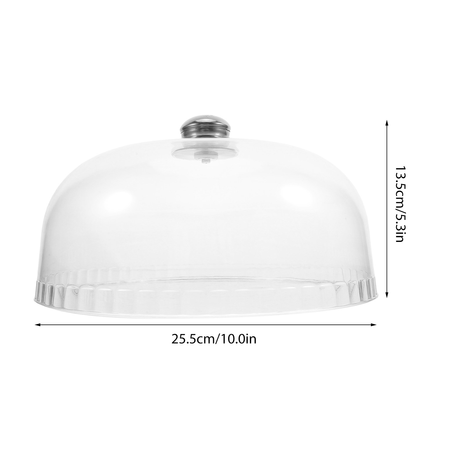 Clear Round Acrylic Cake Dome  - огляд і ціна Plastic Dome Clear
