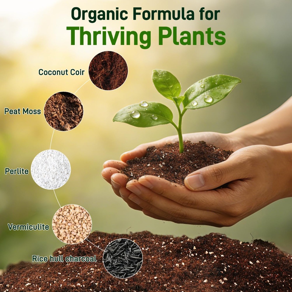 3QT Potting Soil Mix for Indoo - огляд і ціна Coco Perlite Mix