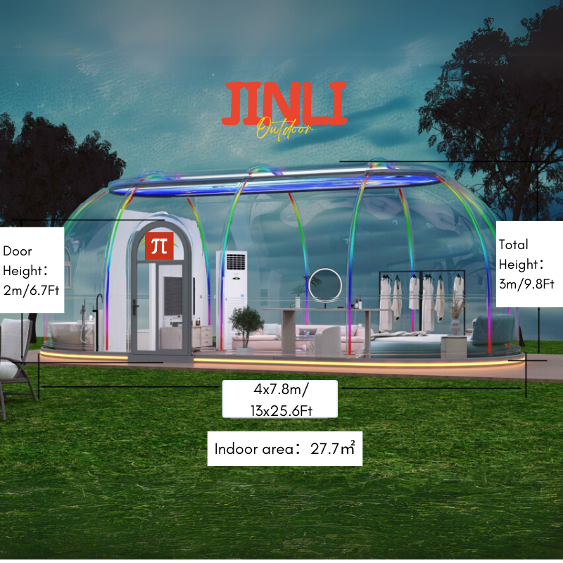 7.8-Meter Transparent Starry P - огляд і ціна Plastic Dome Clear