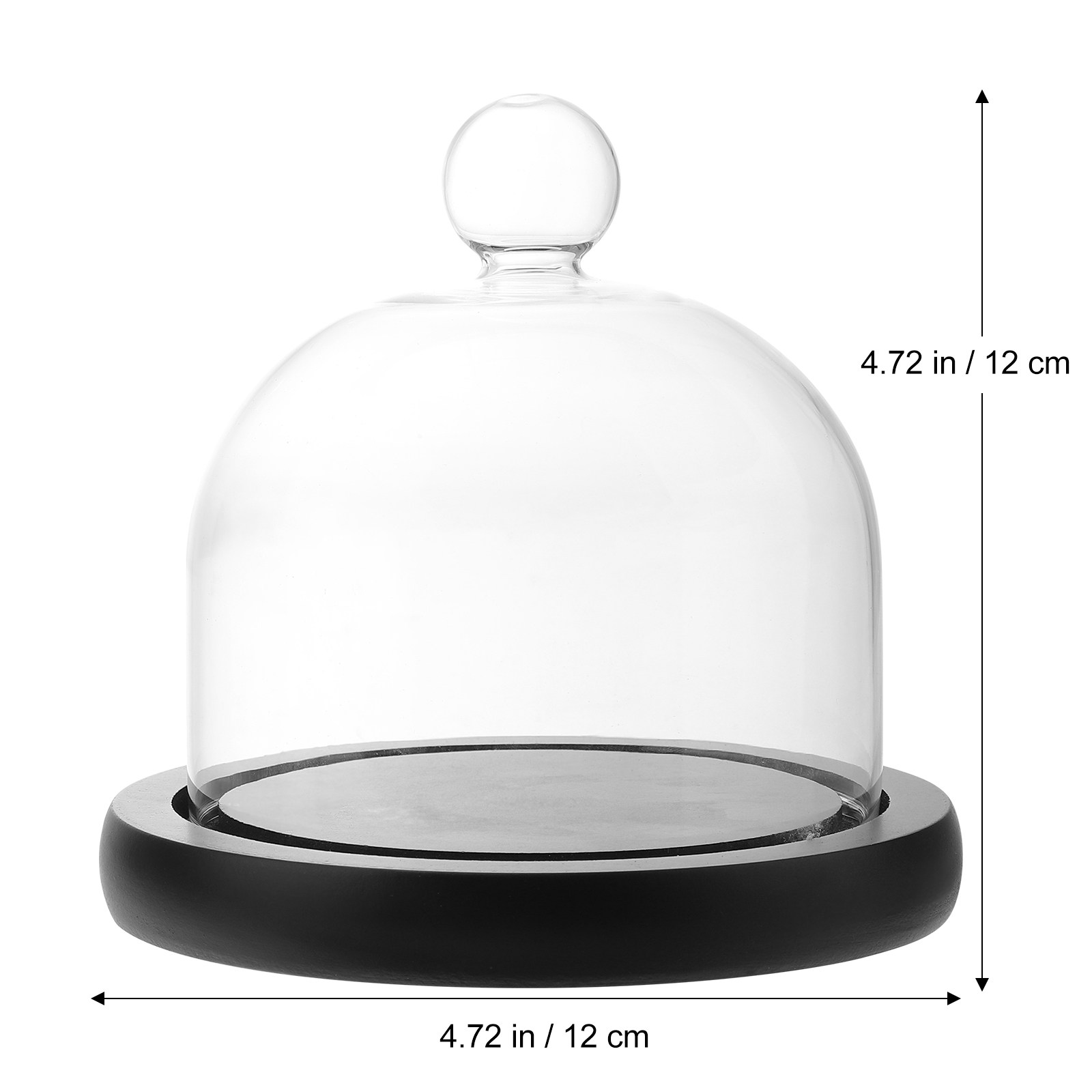 Glass Display Dome Clear Cover - огляд і ціна Plastic Dome Clear
