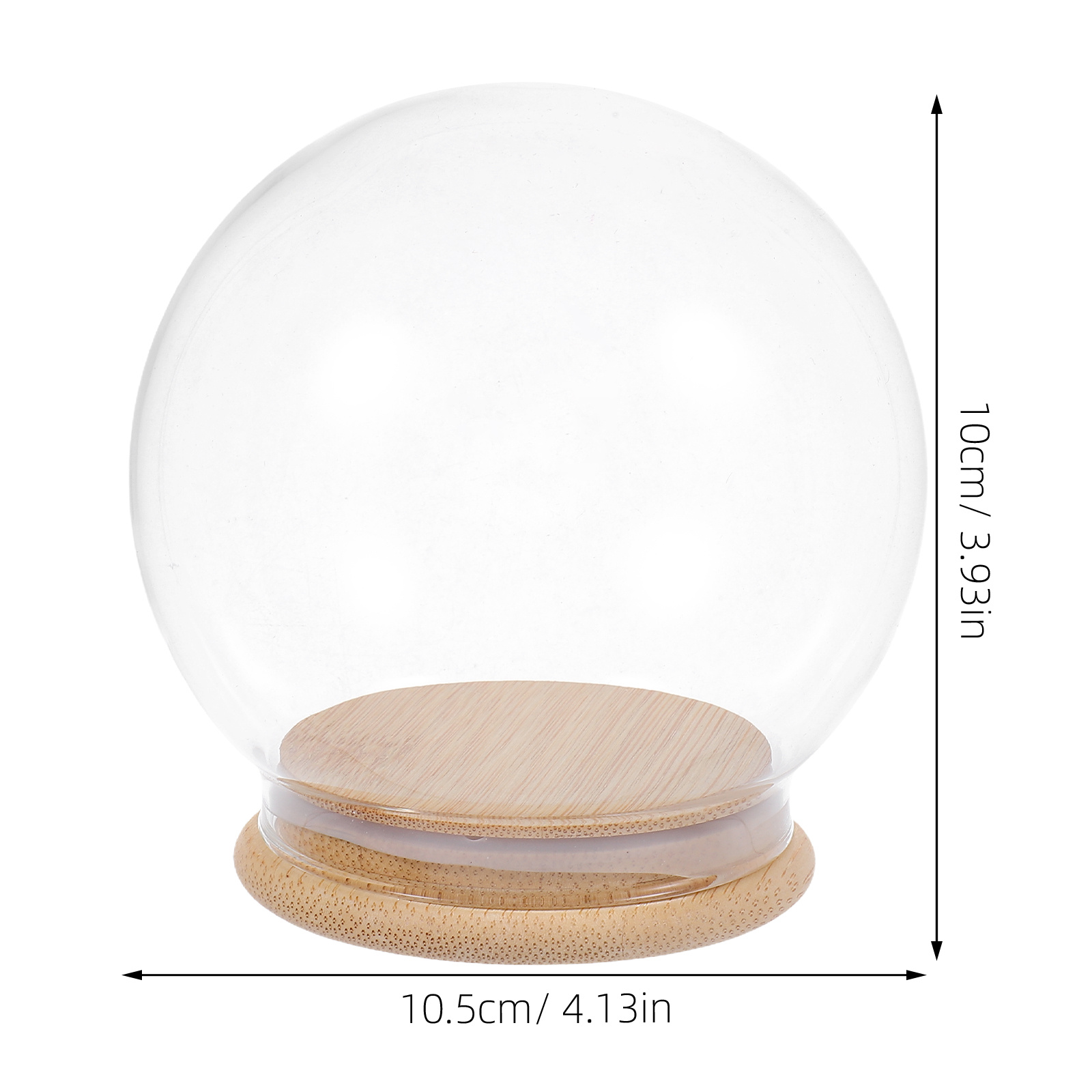 Glass Dome Eternal Flower Disp - огляд і ціна Plastic Dome Clear