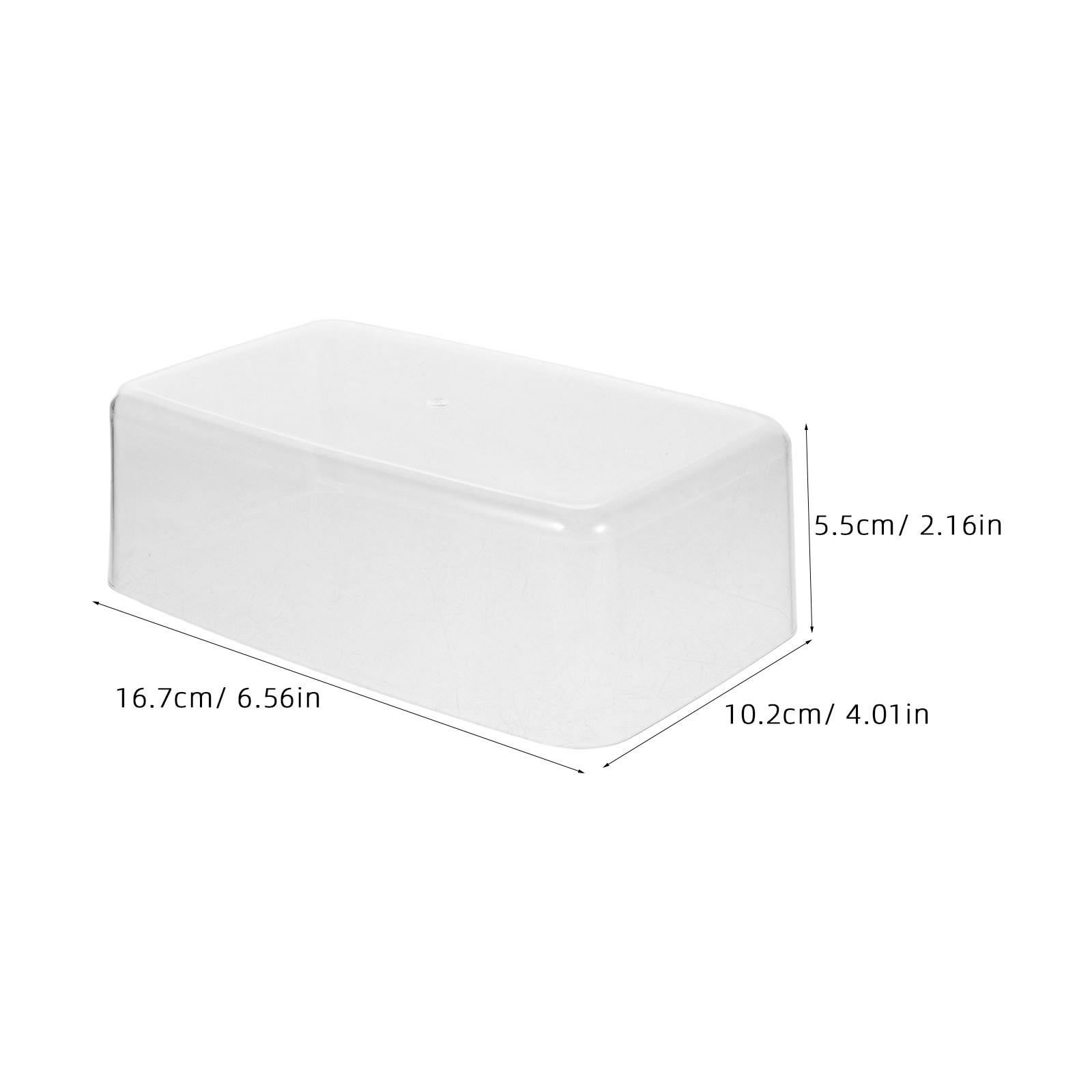 Clear Plastic Rectangular Cake - огляд і ціна Plastic Dome Clear