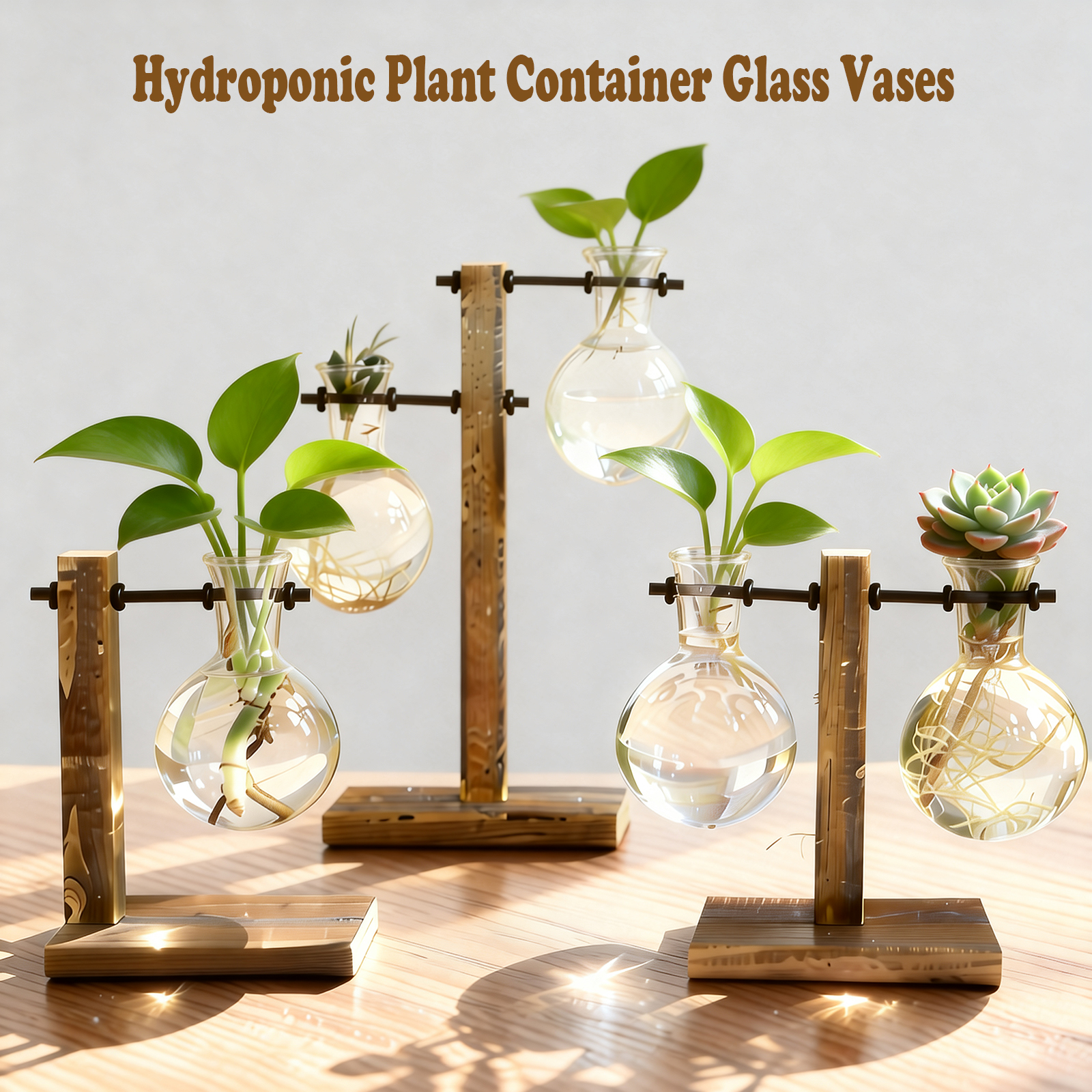 Plant Bulb Vase Terrarium Prop - огляд і ціна Propagation Station Vase