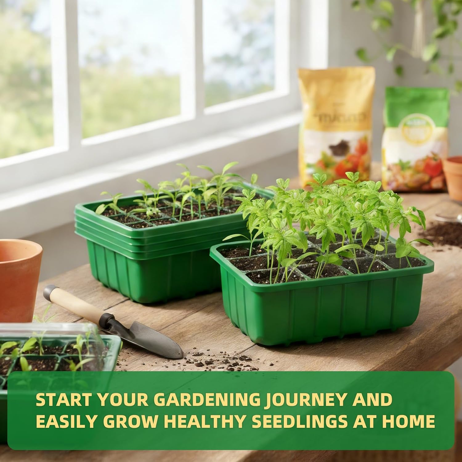 5-Pack Seed Starter Tray Kit w - огляд і ціна Humidity Dome Kit