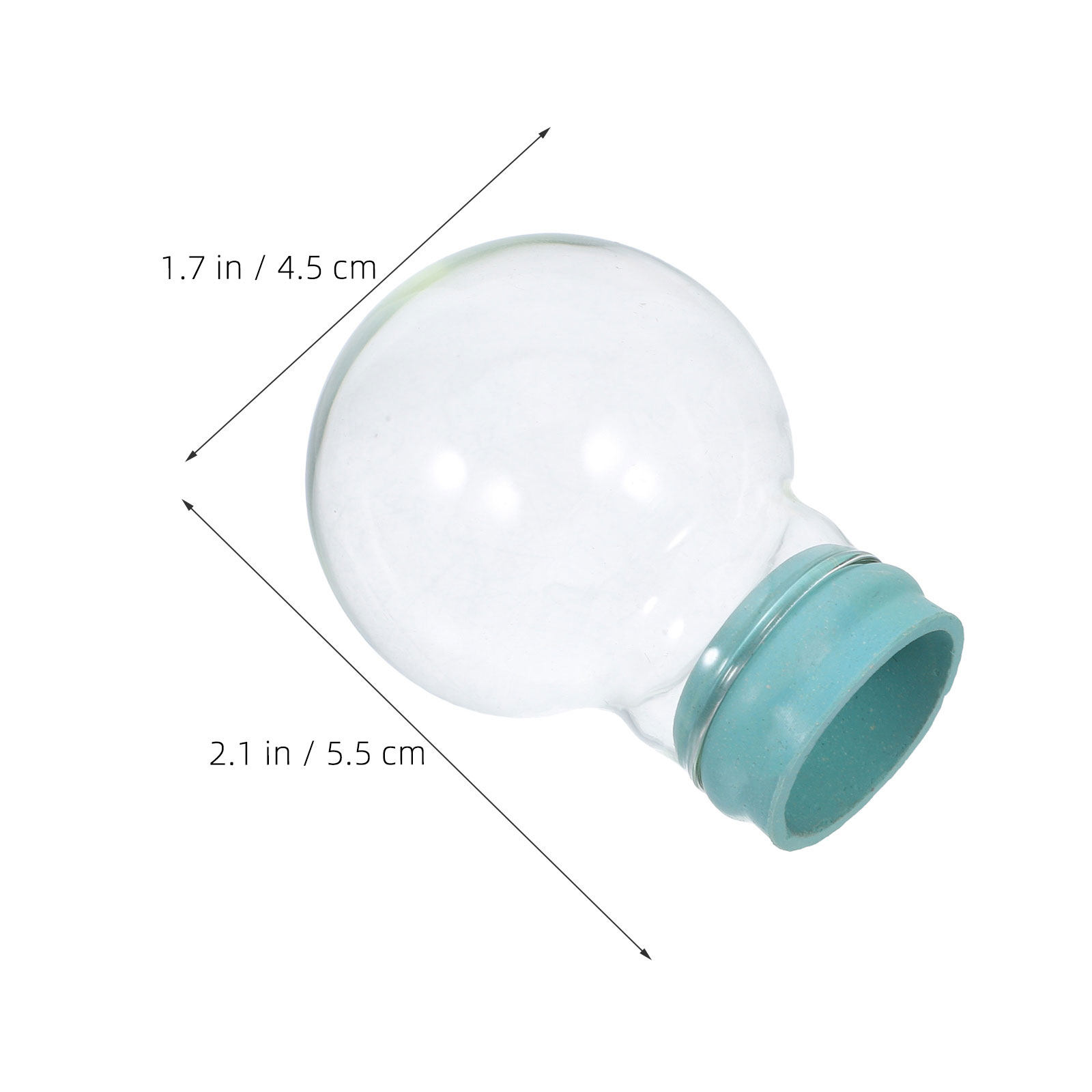 3Pcs Empty Snow Globe Glass Do - огляд і ціна Plastic Dome Clear