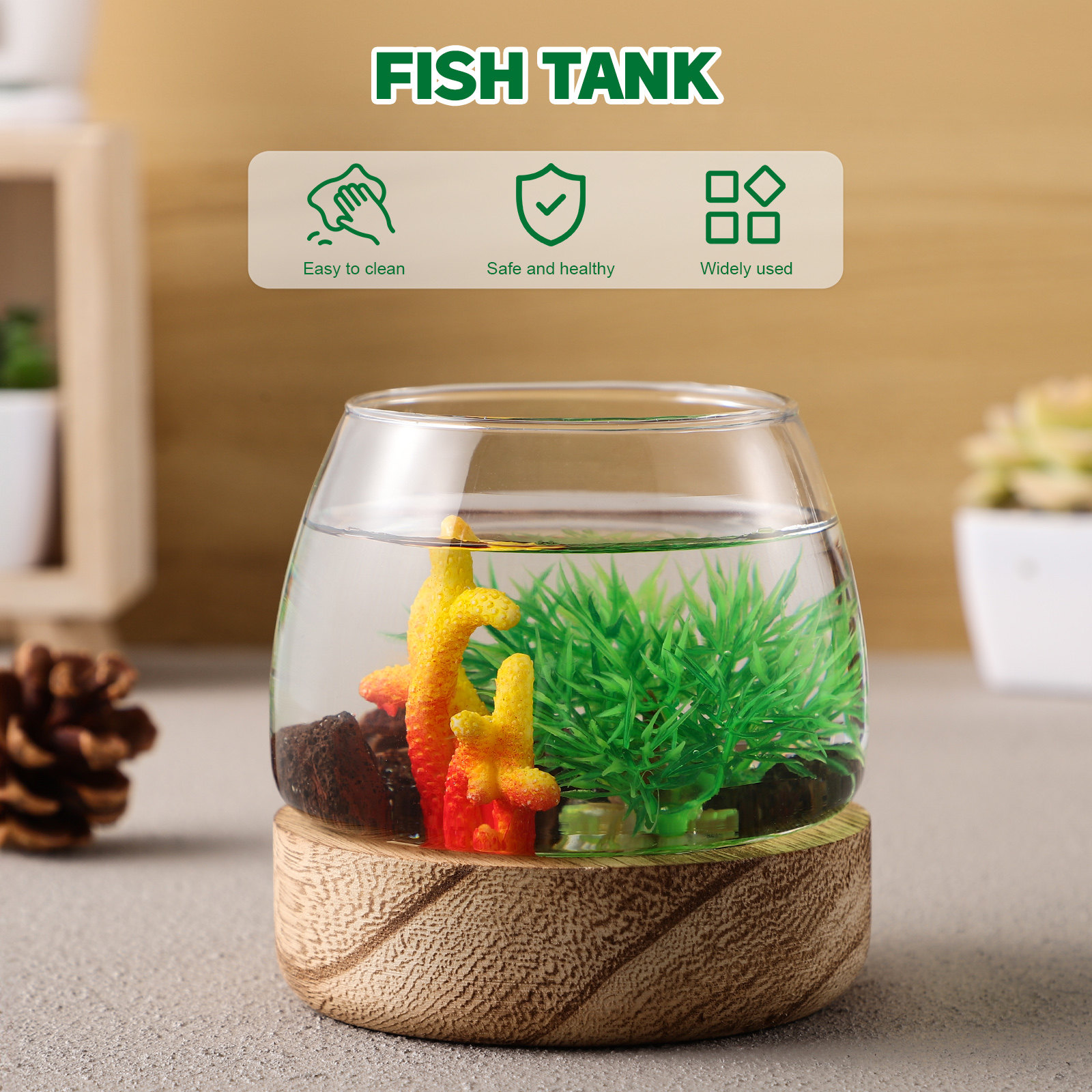 Glass Fish Bowl Glass Terrariu - огляд і ціна Propagation Station Vase