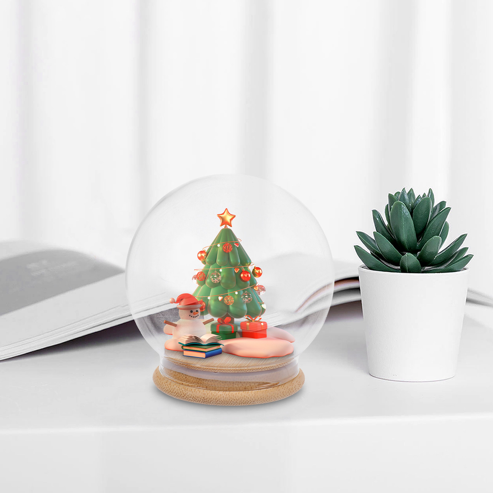 Glass Dome Display Eternal Flo - огляд і ціна Plastic Dome Clear