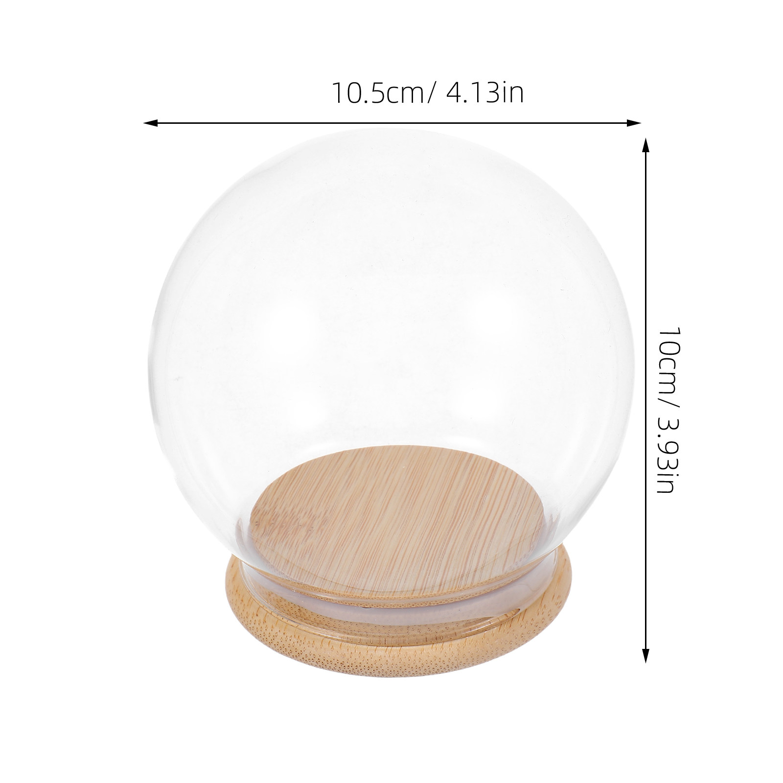 Glass Dome Display Eternal Flo - огляд і ціна Plastic Dome Clear