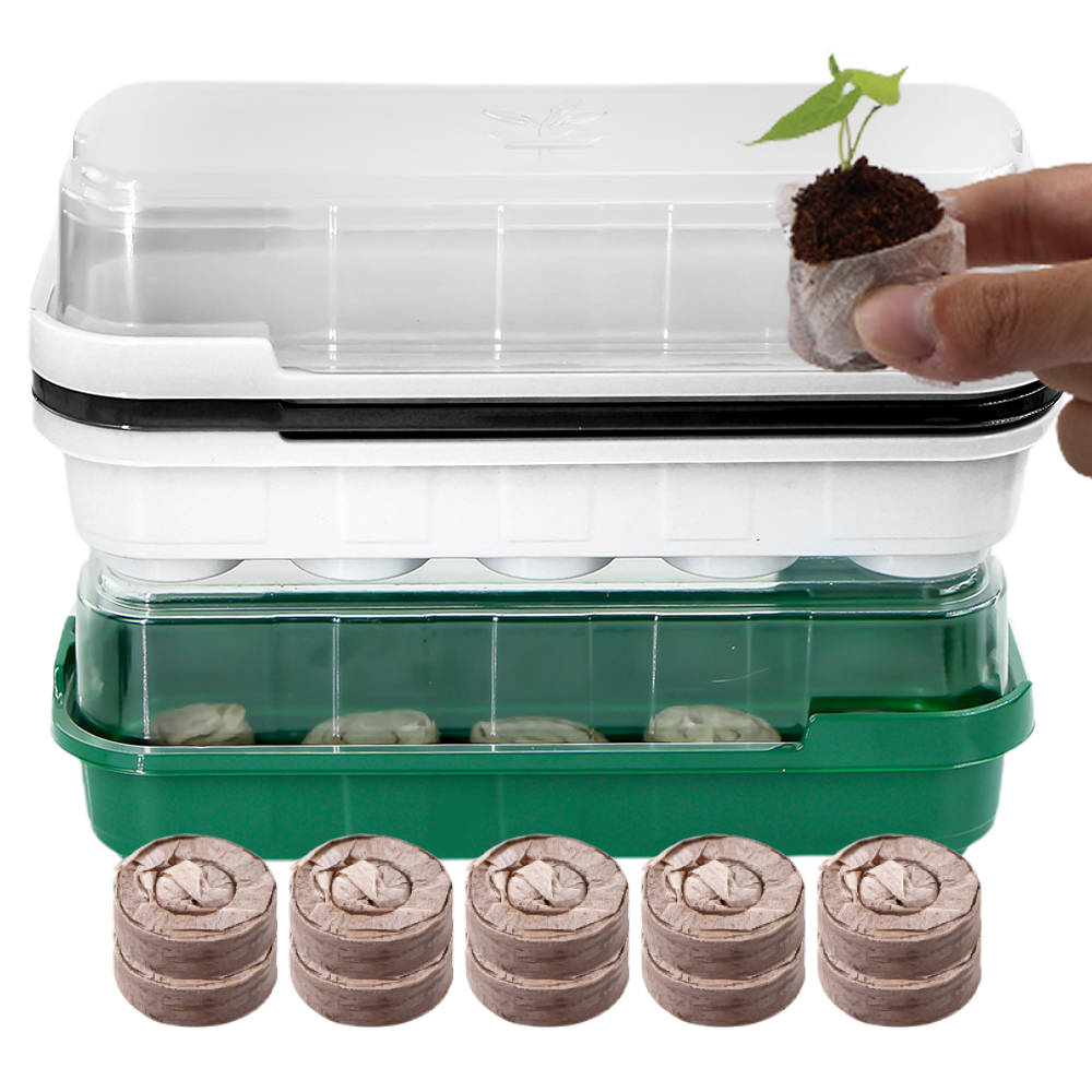 10 Cells Seedling Trays Germin - огляд і ціна Peat Pellet Tray