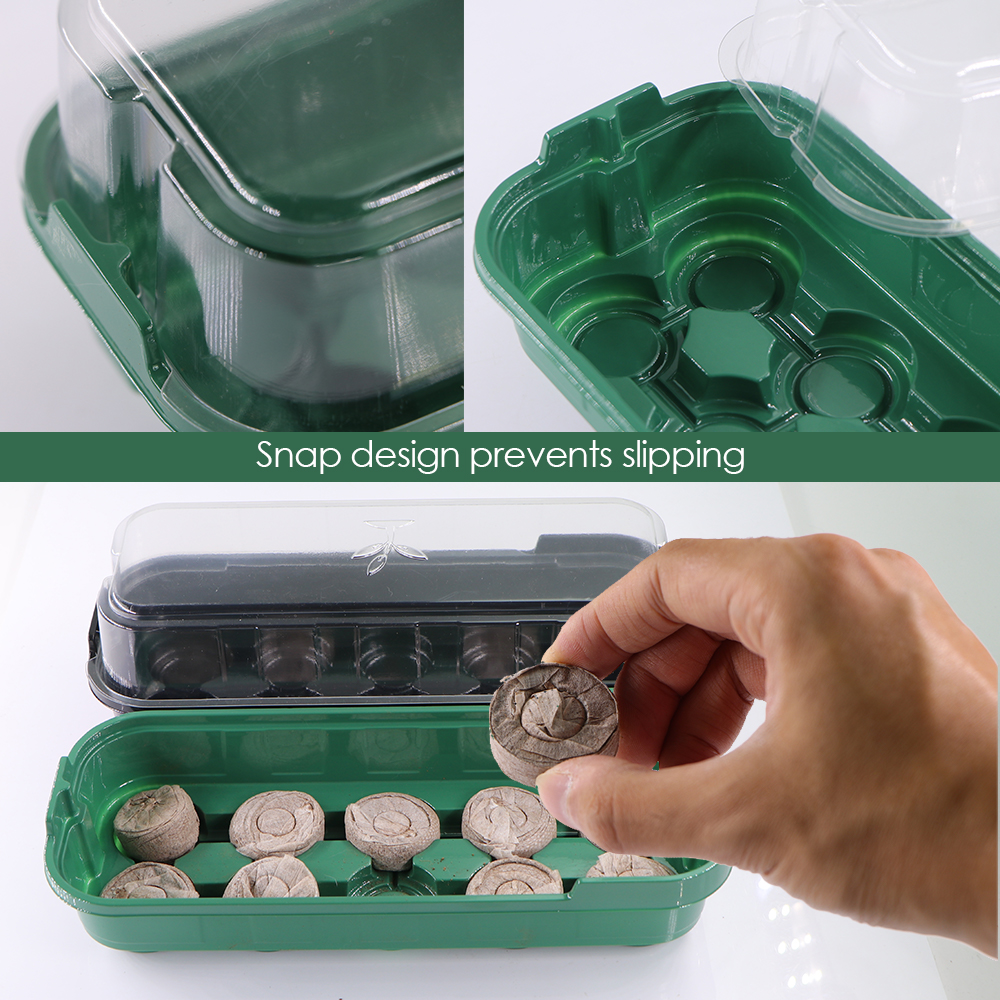 10 Cells Seedling Trays Germin - огляд і ціна Peat Pellet Tray