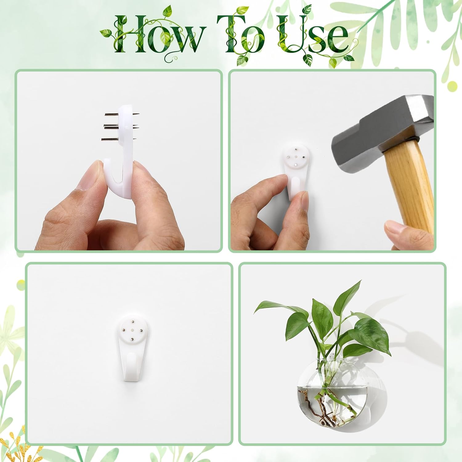 4Pcs Wall Hanging Propagation  - огляд і ціна Propagation Station Vase