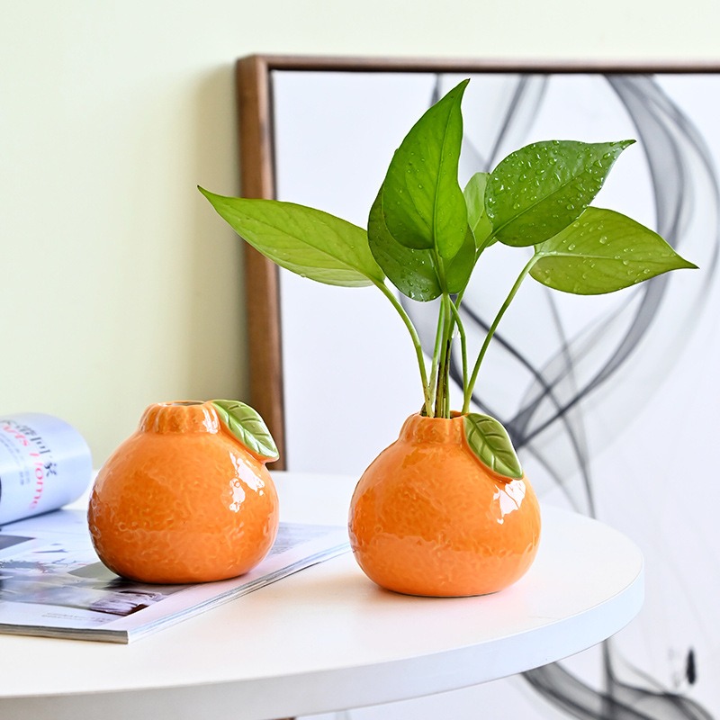 Orange Fruit Shaped Flower Vas - огляд і ціна Propagation Station Vase