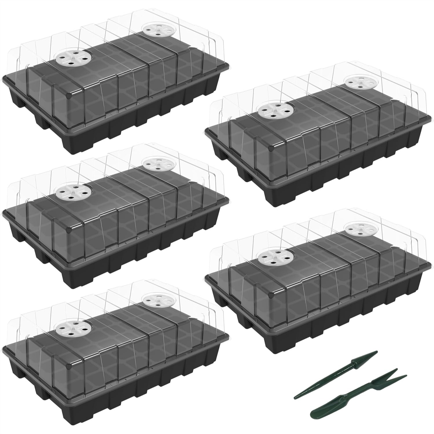 Seed Starter Tray Kit 5-Pack,  - огляд і ціна Humidity Dome Kit