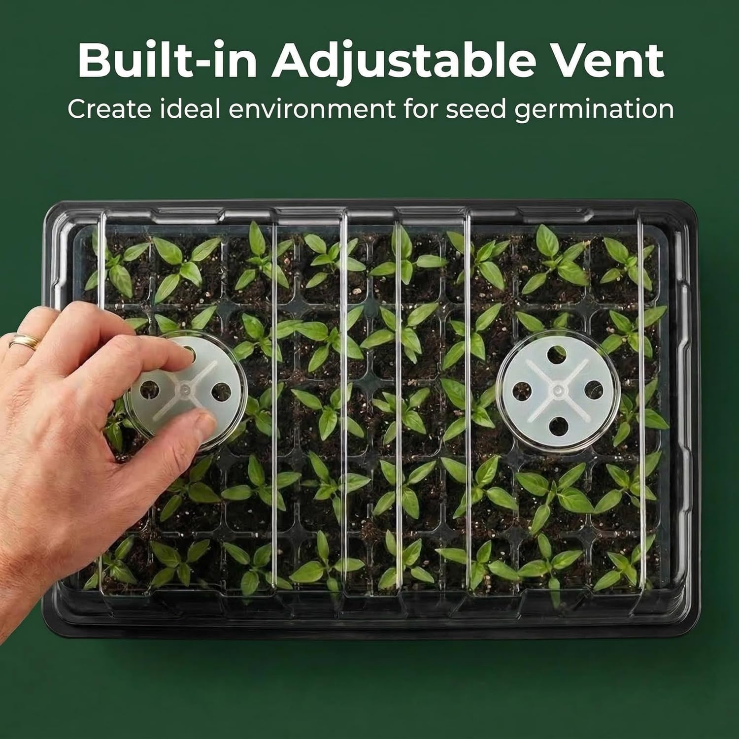 Seed Starter Tray Kit 5-Pack,  - огляд і ціна Humidity Dome Kit