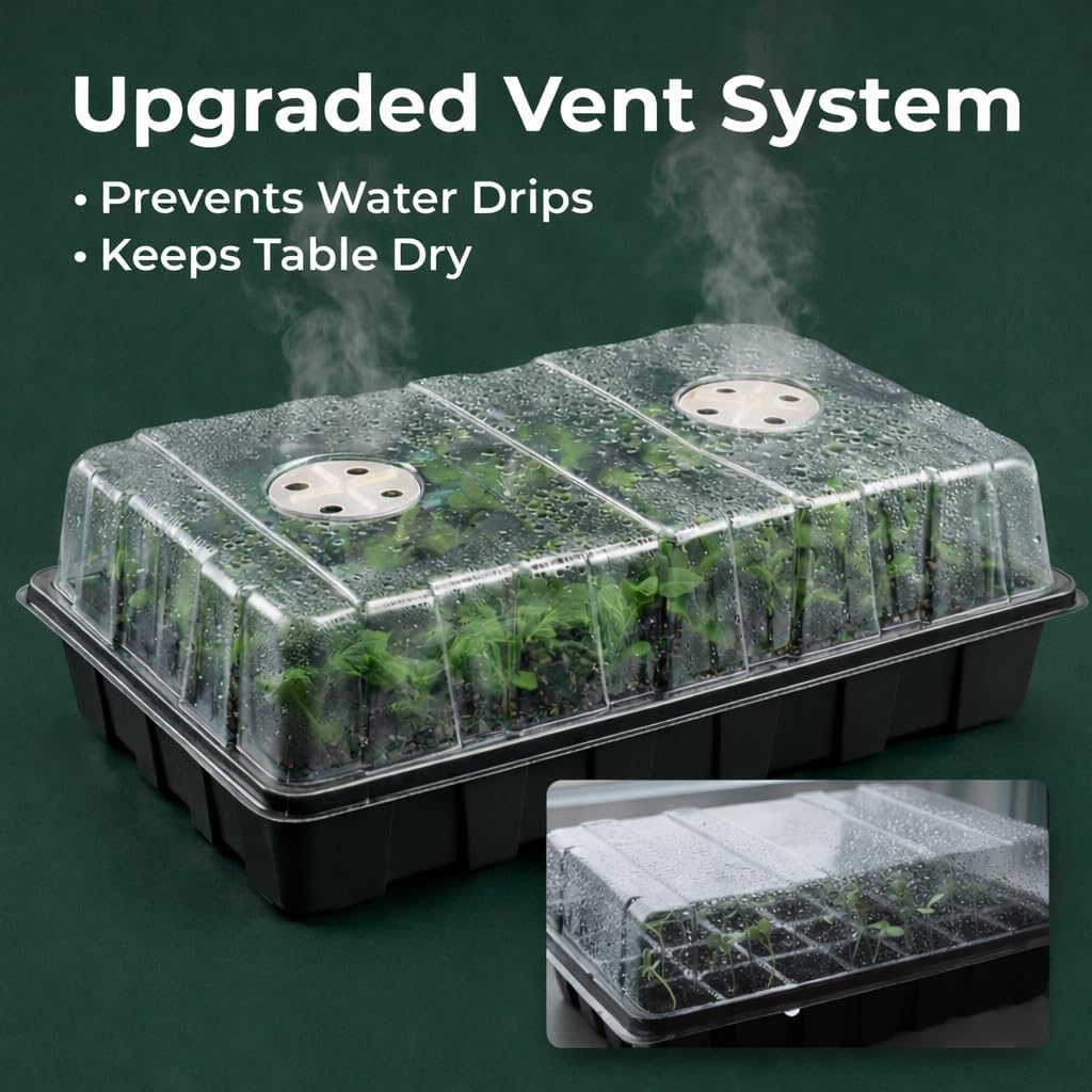 Seed Starter Tray Kit 5-Pack,  - огляд і ціна Humidity Dome Kit